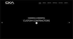 Desktop Screenshot of ckaconstruction.com